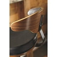 thumbnail image 5 of Tabouret de Bar Réglable en Hauteur Design Signature par Ashley Bellatier, Marron & Noir, 5 of 5