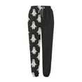 thumbnail image 3 of Rciityk Women Halloween Sweatpant Fall Ghost Spider Webs Print Joggers Pants High Waisted with Waistband and Ankle Cuffs Baggy Sweatpants Halloween Gifts, 3 of 4
