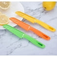 thumbnail image 1 of Cuchillo de cocina de 3 piezas con funda protectora, hoja de acero especial, revestimiento antiadherente, afilado, cuchillo de chef, cuchillo para verduras, 1 of 4