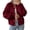 Burgundy, variant on PRETTYGARDEN Women's Button up Chunky Knit Cardigan Sweaters Crew Neck, Long Sleeve, Oversized Sweaters, Relaxed Fit, Soft Cozy Casual Outerwear, Fall Outfits, Winter Fashion Clothing