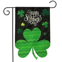 Briarwood Lane Shamrock Burlap Garden Flag