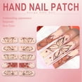 thumbnail image 2 of RAGUPEL 24Pcs Glue on Nails for Women,Diamond-Accented Square Press on Nails,Hand-Painted Butterfly Fake Nails,Full Cover Nail Tips for Dating,Party,Taking Pictures,Daily Life,Style3, 2 of 7