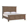 thumbnail image 2 of New Classic Furniture Mariana Wood King Size Bed in Vintage Mocha, 2 of 8
