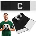thumbnail image 1 of 2pcs Captain Bands Football Captain Arm Bands C Bands Elastic Sports Player Armbands, 1 of 4