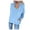 Blue, variant on Azrian Women's Fashion Hoodies & Sweatshirts,Women's Casual Color Hooded Pocket Long Sleeved Sweater Jacket Deals Saving on Sale