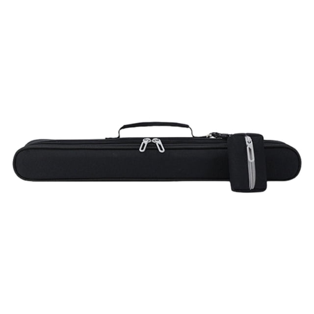 Estuche de transporte para flauta, bolsa de regalo, accesorios ligeros con asa Negro