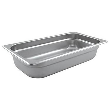 Winco - SPJL-302 - 1/3 Size 2 1/2 in Steam Table Pan