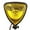 Black/Amber, variant on Triangle Motorcycle Headlight Head Light Lamp for Harley Honda Kawasaki Suzuki Yamaha Cafe Racer Bobber Chopper Vintage Bike