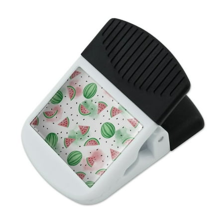 Watermelon Magnets Watercolor Watermelons Pattern Refrigerator Fridge Magnet Magnetic Hanging Hook Note Snack Clip ()