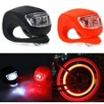 thumbnail image 3 of Jinsinto 10x Bike Lamp Bicycle Front Light Rear Light Wheel Light LED Silicone Lamp, 3 of 5