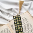 thumbnail image 6 of Kdxio Sunflower Skull Boho Print Metal Tassel Bookmarks,Perfect Gift for Art Lovers and Bookworms Metal Bookmarks for Women, 6 of 8