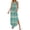 Lake Green Floral, variant on Summer Maxi Dresses for Women V Neck Tank Dress Vacation Beach Floral Sundresses with Pockets