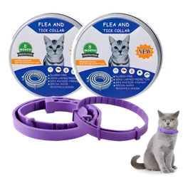 Collar Calmante Para Gatos Con Feromonas | Reduce Estrés Viajes, Veterinario, Mudanzas | Efecto Hasta 60 Días | Tallas Ajustables