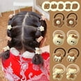 thumbnail image 3 of Kawaii Cartoon Baby Small Scrunchies Cute Children Girls Kids Elastic Hair Rubber Bands Accessories Tie Hair Ring Rope Headdress, 3 of 9