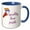 Blue/White, variant on 3drose, Image of Flag with Text Equality Love Pride, 15oz Mug
