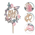 thumbnail image 3 of Wedding Cake Topper Wedding Cupcake Topper Cake Insert Topper Cake Decor, 3 of 3