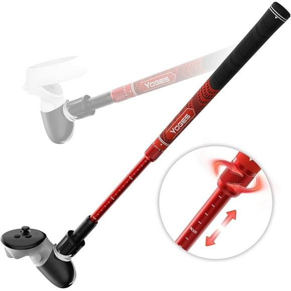 Mango de palo de golf VR YOGES de longitud ajustable para Oculus Quest 2/3