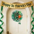 thumbnail image 5 of FastXmas St. Patrick's Day Green Decoration Shamrock Wreath with Gnome for Front Door Sign Wall Signs Spring Decoration, Sign Welcome Hanging for Home Decor Party Outdoor Indoor Decor(15.7"*15.7"), 5 of 7