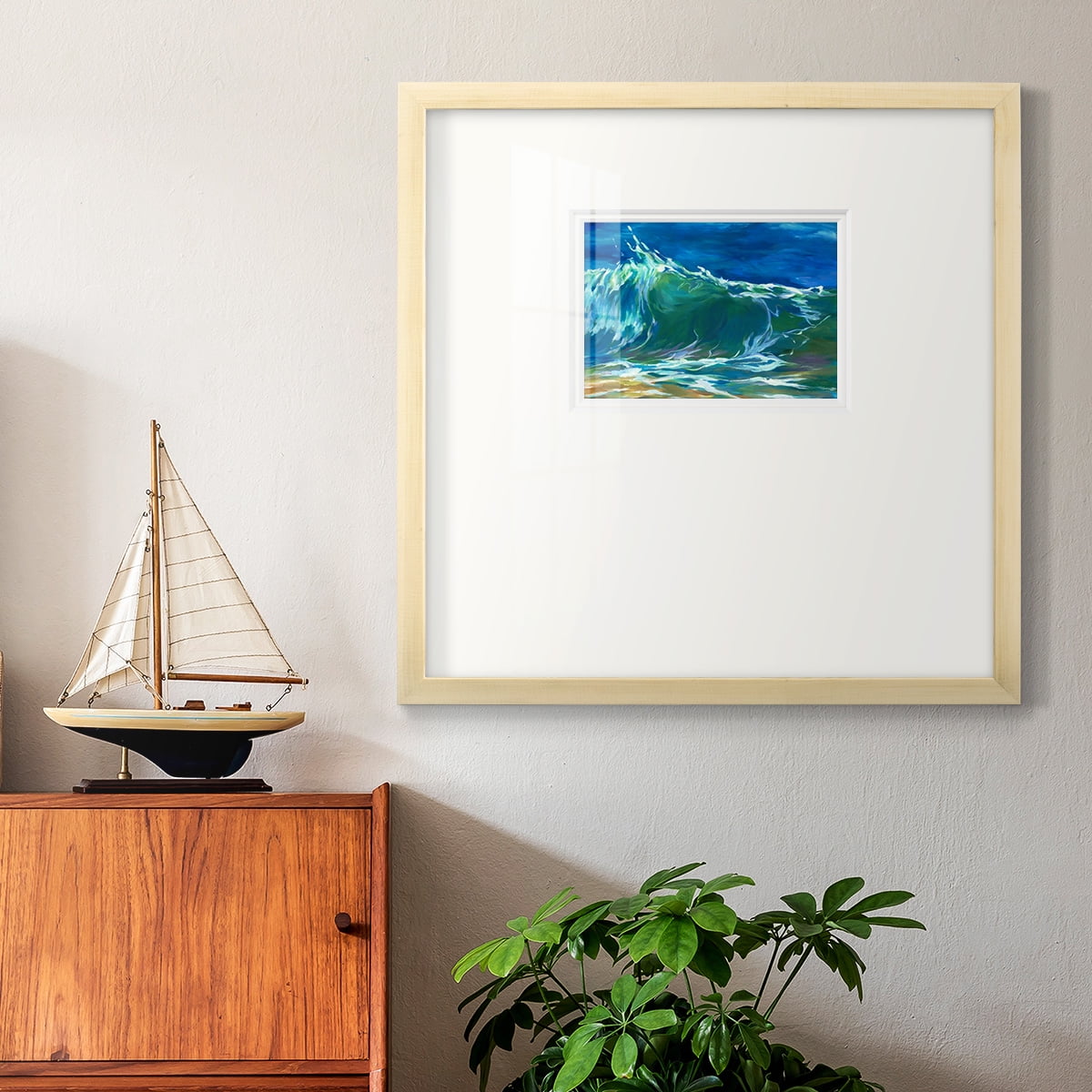 Green FlashPremium Framed Print