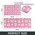 thumbnail image 7 of Pink Bows and Baseballs Pattern Kitchen Rugs Sets Of 2,Anti Fatigue Kitchen Mat Rugs Non Slip Washable,Decorative Kitchen Floor Mats for Kitchen,Sink,Laundry,17"x30"+17"x47", 7 of 7
