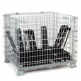 thumbnail image 6 of Global Industrial Folding Wire Container, 5000 Lb Capacity, 48"L x 40"W x 42-1/2"H, 6 of 6
