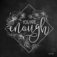 thumbnail image 2 of House Fenway 15x15 White Modern Wood Framed Museum Art Print Titled - You Are Enough, 2 of 4