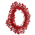 thumbnail image 2 of Artificial Berry Wreath Christmas Hanging Wreath Festival Scene Wreath for Front Door, 2 of 7