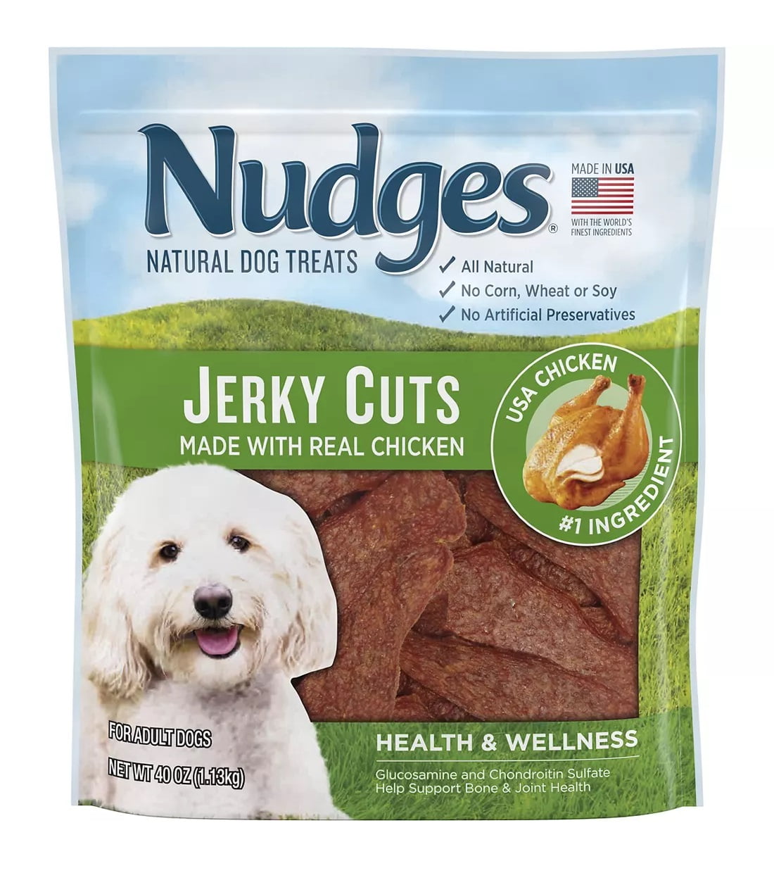 Nudges Jerky Cuts Natural Dog Treats, 40 oz.