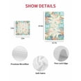 thumbnail image 7 of Beach Coastal Kitchen Dish Towels for Drying Dishes Set of 4, Summer Coral Starfish Nautical Ocean Vintage Waffle Weave Microfiber Hand Tea Bathroom Towels Quick Dry & Absorbent Towel 12x12, 7 of 7
