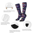 thumbnail image 6 of Balery Happy Mardi Gras Fun Novelty Socks Men'S Women'S Crew Socks Funny Crazy Novelty Socks Quirky And Cool Socks, 6 of 9