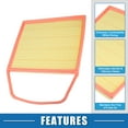 thumbnail image 2 of Filtro de aire del motor No.13717556961 Filtro de entrada de flujo de aire adecuado para BMW 135i 2008-2011 para BMW Z4 2009-2016, 2 of 5