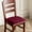 Red_Base#3964, variant on Dining Chair Seat Cover with Ties and Buttons, Soft Thick Polyester Cushion for Kitchen Chairs and Stools, Machine Washable, Pet-Friendly Anti-Slip Fit (1 Pack)