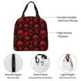 thumbnail image 6 of Kuqiui Red Skulls Print Lunch Bag Lunch Box for Women & Men,Large Capacity Insulated Lunch Bag for Adult,Leakproof Reusable Lunch Tote Bags for Work/Office/Travel/Picnic, 6 of 8