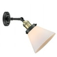 thumbnail image 3 of 203SW-BAB-G42-Innovations Lighting-Cone - 1 Light Wall Sconce In Industrial Style-10 Inches Tall and 8 Inches Wide-Black Antique Brass Finish-Clear, 3 of 4