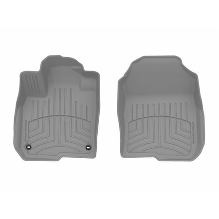 WeatherTech FloorLiner HP Custom Fit Floor Mats compatible with adx, HR-V - 1st Row (Driver & Passenger), Grey