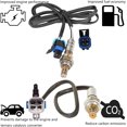 thumbnail image 3 of 1 Pair Oxygen Sensor for 2005 Pontiac Grand Am 3.4L 1Pcs Upstream +1Pcs Downstream 234-4343 234-4108, 3 of 7