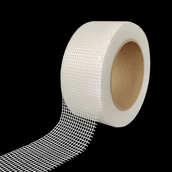 Self-Adhesive Fiberglass Mesh Wall Repair Tape, 2/4 Inch Drywall Crack Patch Tape, High-Strength Seam Fixing Tape for Wall Repairs