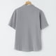 thumbnail image 2 of Ceisia Men's Shirt | Loose Stand Collar Short Sleeve Cotton-Linen Shirt | Breathable Textured Wrinkle (Multiple Solid Colors) Gift, 2 of 6