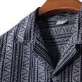 thumbnail image 5 of Viikei Mens T-shirts Under $10 Clearance Short Sleeve Shirts Hawaiian Beach Printed Button down Summer Tops, 5 of 9