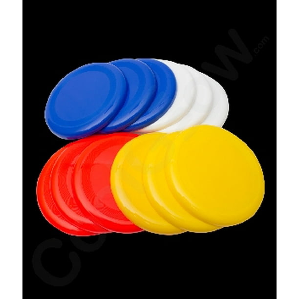 Fun Central (AU203) 12 pcs 10 Inch Assorted Ultimate Dog frisbee