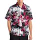 thumbnail image 3 of Camisas casuales con estampado completo de rosas en 3D y flores para hombre, camisas y blusas hawaianas de manga corta con botones para playa, ropa de calle de verano, 3 of 5