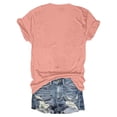 thumbnail image 4 of 250Th Anniversary Usa Shirt Patriotic Flag Graphic V Neck 250Th Anniversary Casual Tee Usa Shirt Pink S, 4 of 4