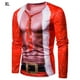 thumbnail image 3 of Sweater Camiseta Para Hombre Impresión Digital 3D Cuello Redondo Sudaderas Para Fiesta Navideña Kearding HA044837-01, 3 of 6
