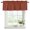 Burnt Ochre, variant on 2 Pack Pure Lavender Purple Valances for Windows Bedroom Living Room Window Treatments, Modern Solid Color Minimalist Art Rod Pocket Valance Drapes Short Kitchen Curtains Over Sink 42"x12"