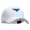 thumbnail image 5 of Whale Heart Embroidered Low Profile Cap - White OSFM, 5 of 5