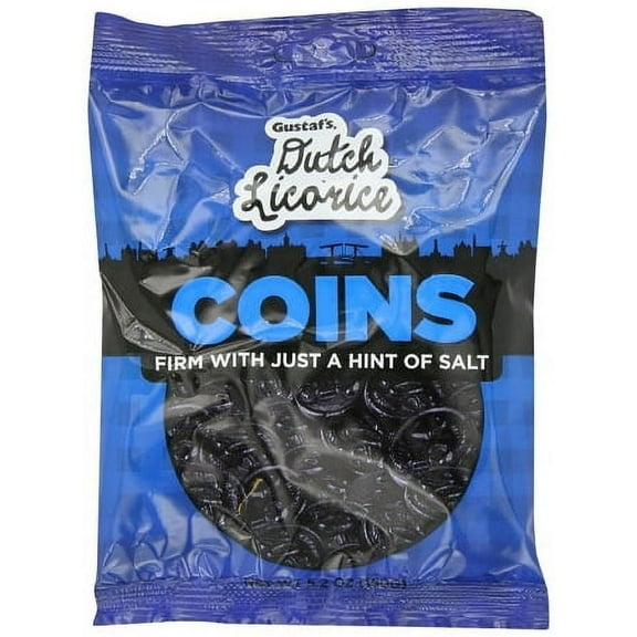 Gustaf's, Dutch Licorice Coins, 5.2 Oz