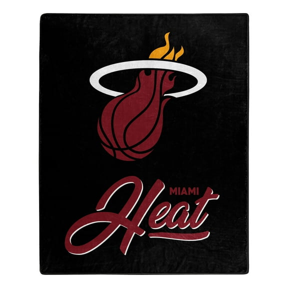 The Northwest Group  Miami Heat 50" x 60" Signature Raschel Plush Throw Blanket