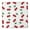 Cherry B, variant on Cherry Blossom Elastic Table Cover - Aesthetic Pink Cherry Art Print Square Tablecloth, Wrinkle-Free Soft Durable Fabric for Indoor & Outdoor Use