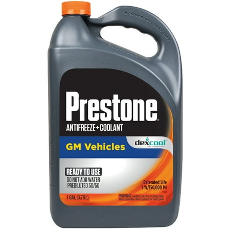 (3 pack) (3 Pack) Prestone DEX-COOL Antifreeze+Coolant; Extended Life -1 Gal- Ready to Use, 50/50