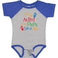 thumbnail image 3 of Inktastic Mimi and Papa Love Me Boys or Girls Baby Bodysuit, 3 of 5